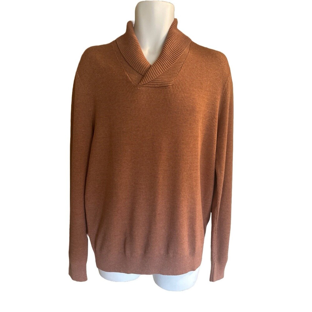 NEW Hawker Rye Men's M Adair Thermal Shawl Collar Sweater